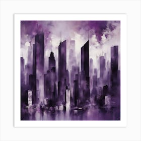 Cityscape Canvas Art Art Print