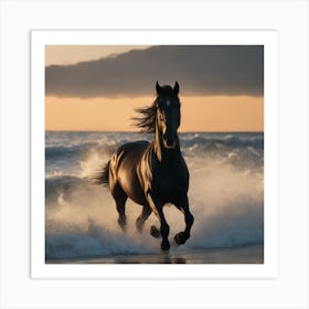 Black beauty  Art Print