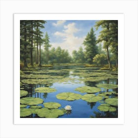 Lily Pond Art Print