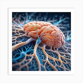 Brain And Nerves 13 Art Print