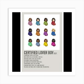 Certified Lover Boy - Drake, 2021 Art Print