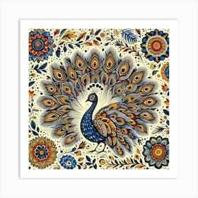 Peacock 12 Art Print