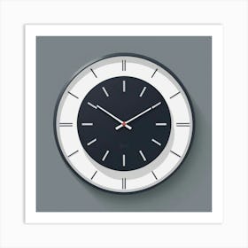 Wall Clock 5 Art Print