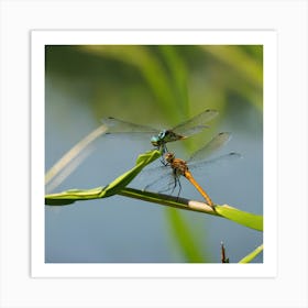 Dragonflies 4 Art Print