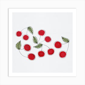 Red Cherries Art Print