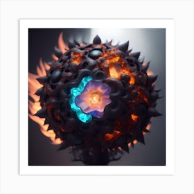 Fireball Art Print