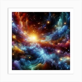 Space Nebula Art Print