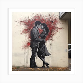 Love between couple Art Print