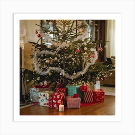 A Photo Of A Decorated Christmas Tree Wi Dhp3 G8cskoauoz Frp43q Vrfn9r4pqhy5pag4iov8ag Art Print