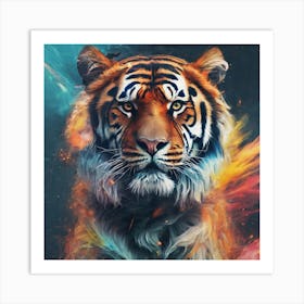 Tiger art part 1 Art Print