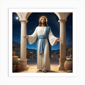 Jesus In The Temple Art Print