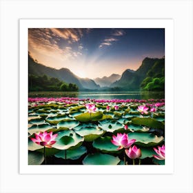 Lotus Flower 13 Art Print