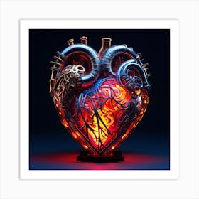 Heart Of A Machine Art Print