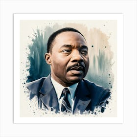 Martin Luther King Jr. 25 Art Print