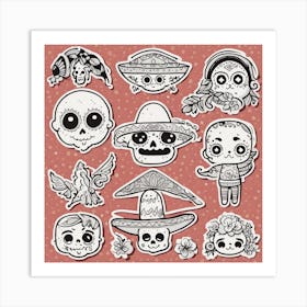 Day Of The Dead 22 Art Print