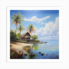 Sunny Escapade: Caribbean Dream Art Print