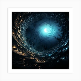 Fractal Swirl Art Print