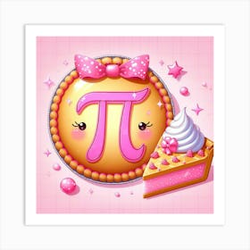 Pi Pie 4 Art Print