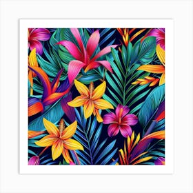 Lush Blooms (7) Art Print