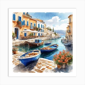 Greece 2 Art Print