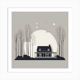 House In The Woods 2 Art Print