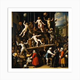 'The Hanging Of Jesus' 1 Art Print