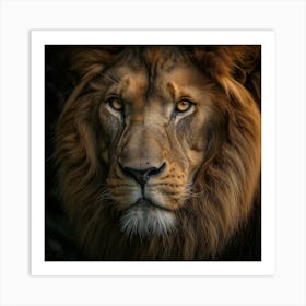 Lion Portrait 1 Art Print