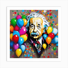 Albert Einstein Art Print