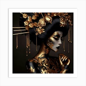 Geisha 202 Art Print