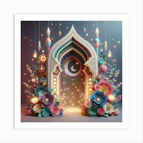 Muslim Holiday Decoration Art Print