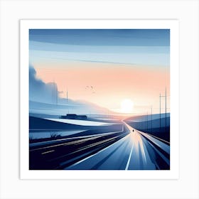 Landscape Painting 56 Art Print