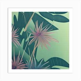 Minimal Floral Art Print