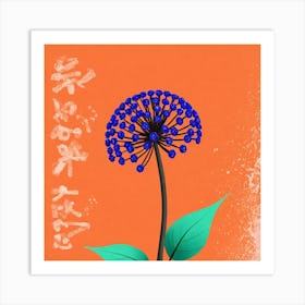 Blue Flower 30 Art Print