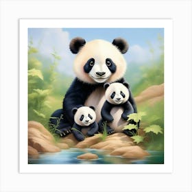 Panda 15 Art Print