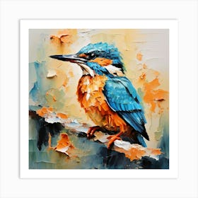 Kingfisher bird 2 Art Print