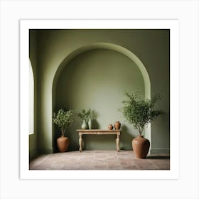 Sage Green 1 Art Print