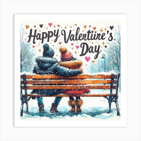 Happy Valentine'S Day 4 Art Print