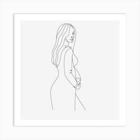 Pregnancy Minimalist Art Art Print