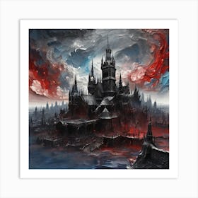 Castle Of Hell Art Print