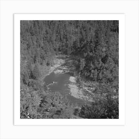 Shasta County, California, Mountain Stream By Russell Lee Art Print