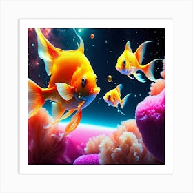 Fishes In The Sea Art Print