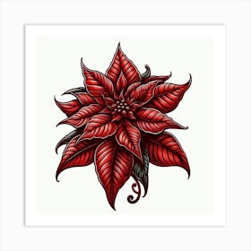 Poinsettia 1 Art Print