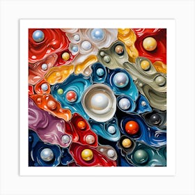 Pearls And Bubbles Art Print