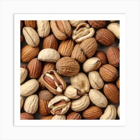 Nuts And Seeds 11 Art Print