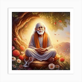 Sai Baba 4 Art Print