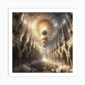 Cathedral Of The Gods Art Print