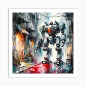 Mecha-Bot Centurion. Art Print