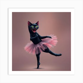 Asm Black Cat Ballerina 03edacb1 9e15 450f 8d7a F44ffc845806 Art Print