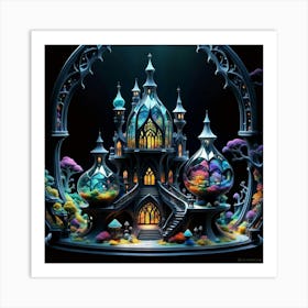 Castle In The Sea Art Print