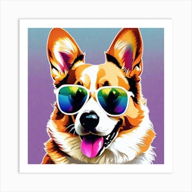 Corgi Painting 27 Art Print